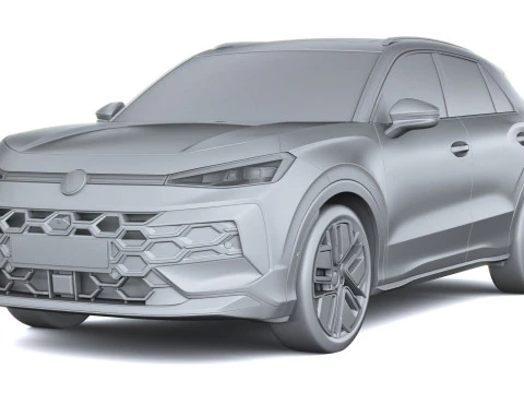 वोक्सवैगन टी-रॉक स्टाइल 2026 3D मॉडल