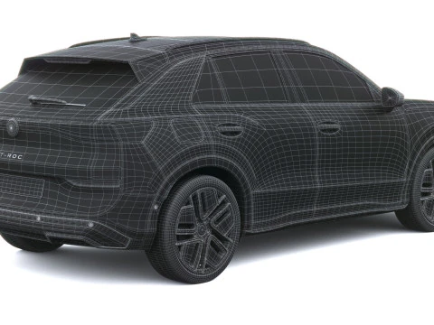 वोक्सवैगन टी-रॉक स्टाइल 2026 3D मॉडल