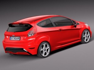 Fiesta 3-door ST 2013 3D Model