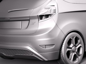 Fiesta 3-door ST 2013 3D Model