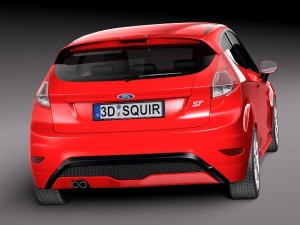 Fiesta 3-door ST 2013 3D Model