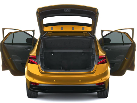 Skoda Fabia 2025 with Interior 3D Model
