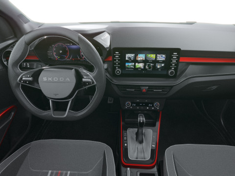 シュコダ ファビア 2025 インテリア付き 3Dモデル