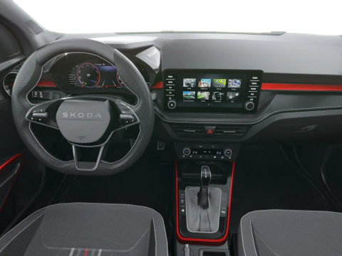 Skoda Fabia 2025 with Interior 3D Model