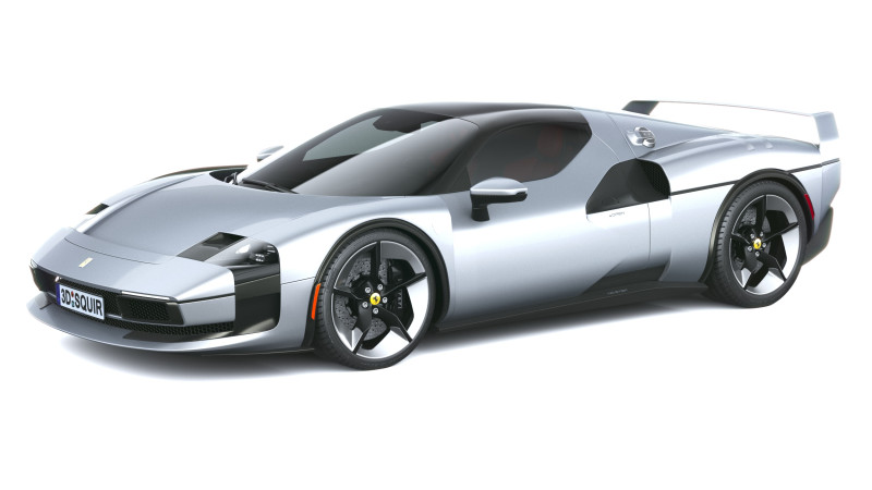 Ferrari SC40 2025 3D Model .c4d .max .obj .3ds .fbx .stl .blend 