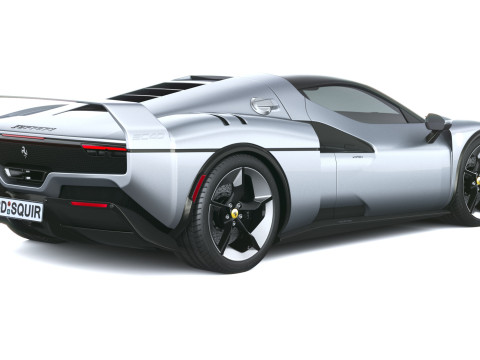 Ferrari SC40 2025 3D Model