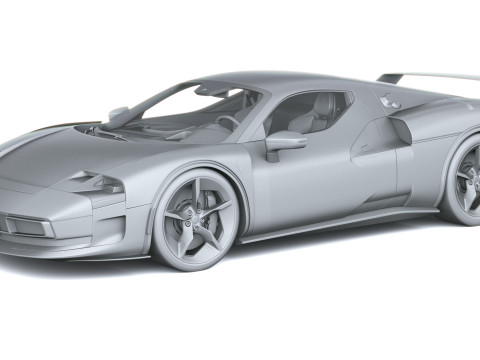 Ferrari SC40 2025 3D Model