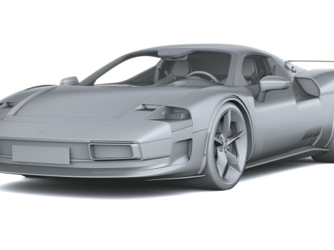 Ferrari SC40 2025 3D Model