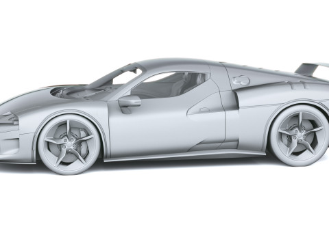 Ferrari SC40 2025 3D Model