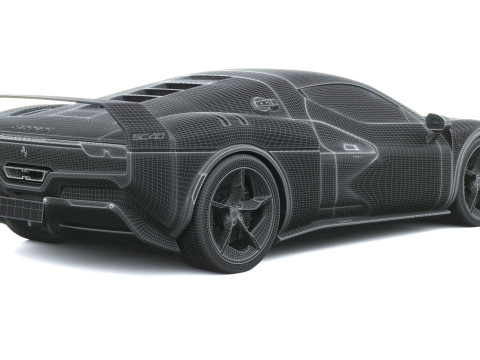 Ferrari SC40 2025 3D Model