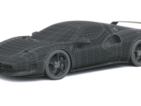 Ferrari SC40 2025 3D Model