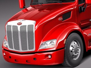 Peterbilt 579 Semi Truck 2012 3D Model