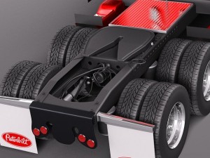 Peterbilt 579 Semi Truck 2012 3D Model