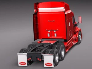 Peterbilt 579 Semi Truck 2012 3D Model