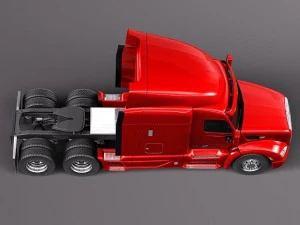 Peterbilt 579 Semi Truck 2012 3D Model
