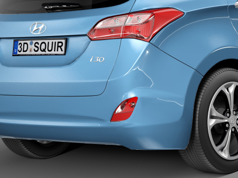 Hyundai I30 Wagon 2013 3D 模型