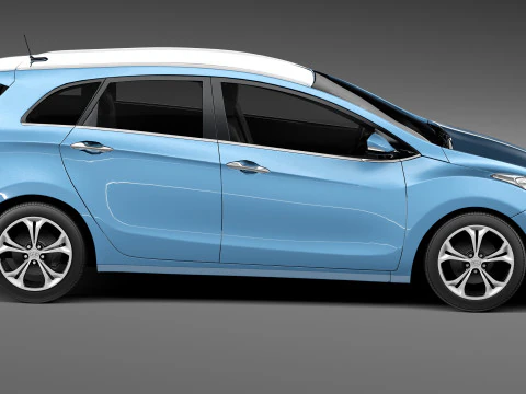 Hyundai I30 Wagon 2013 3D Model