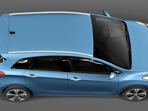 Hyundai I30 Wagon 2013 3D 模型