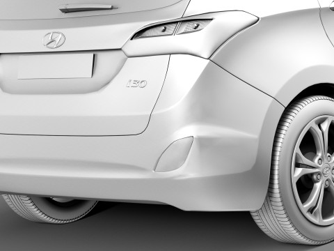 Hyundai I30 Wagon 2013 3D 模型
