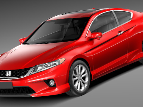 Honda Accord Coupe 2013 3D Model