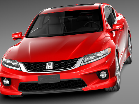 Honda Accord Coupe 2013 3D 모델