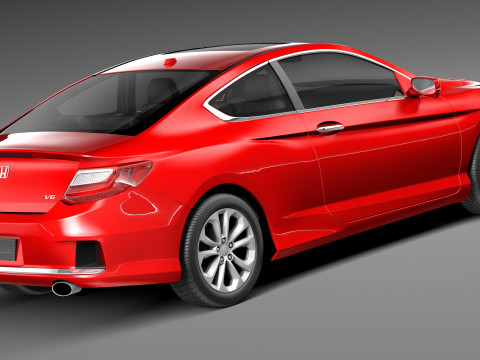 Honda Accord Coupe 2013 3D 모델