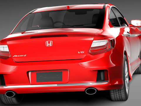 Honda Accord Coupe 2013 3D 모델