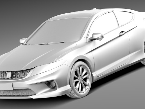 Honda Accord Coupe 2013 3D 모델