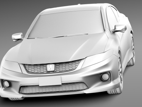 Honda Accord Coupe 2013 3D 모델