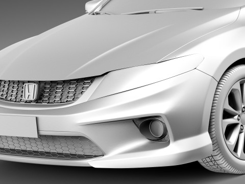 Honda Accord Coupe 2013 3D 모델