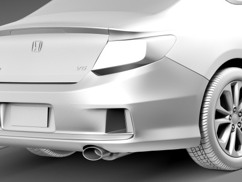 Honda Accord Coupe 2013 3D 모델