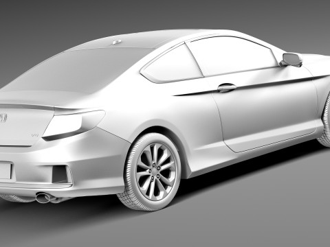 Honda Accord Coupe 2013 3D 모델