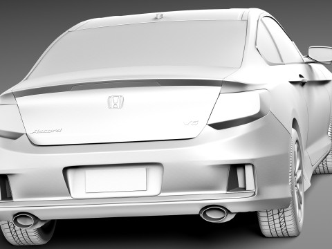 Honda Accord Coupe 2013 3D 모델