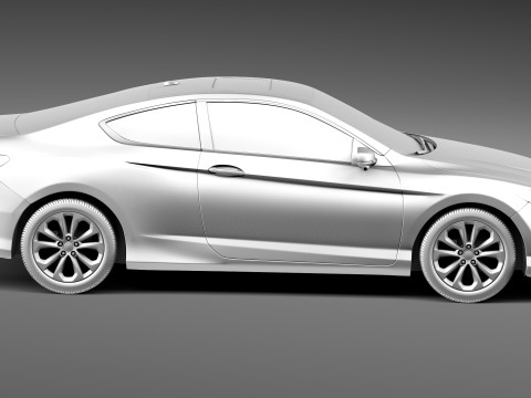 Honda Accord Coupe 2013 3D 모델