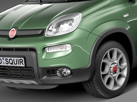 Fiat Panda 4x4 2013 3D Model
