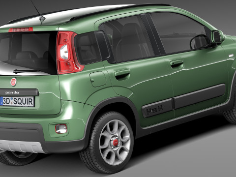 Fiat Panda 4x4 2013 3D Model