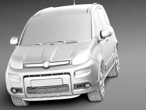 Fiat Panda 4x4 2013 3D Model