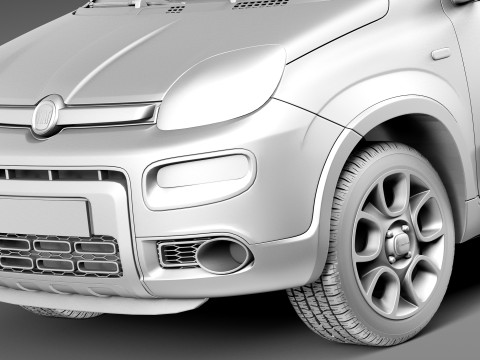 Fiat Panda 4x4 2013 3D Model