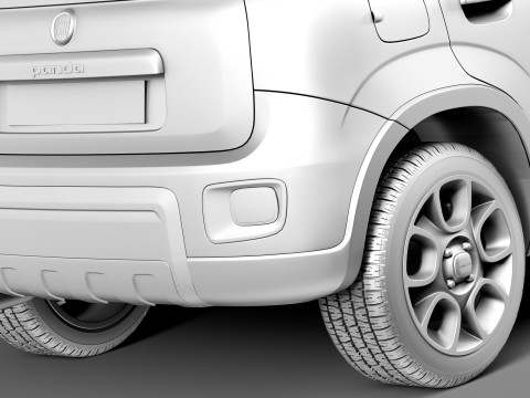 Fiat Panda 4x4 2013 3D Model