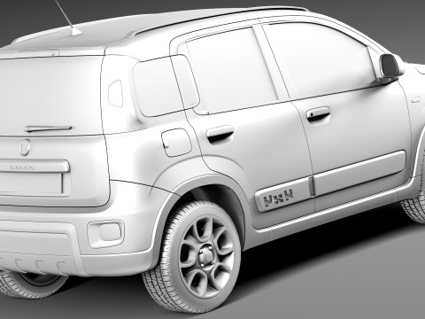 Fiat Panda 4x4 2013 3D Model