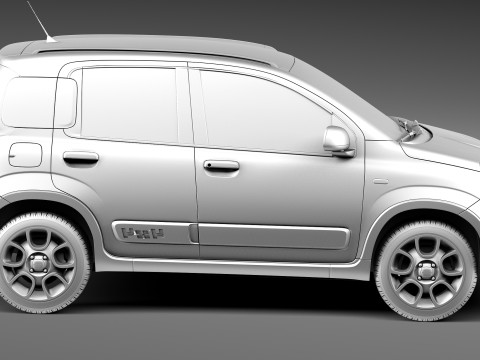 Fiat Panda 4x4 2013 3D Model