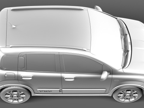 Fiat Panda 4x4 2013 3D Model