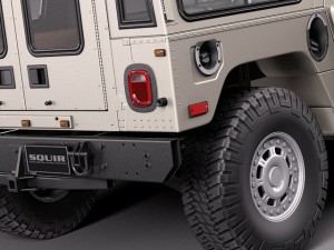 Hummer H1 Wagon Civil 3D 模型