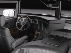 Hummer H1 Wagon Civil 3D 模型