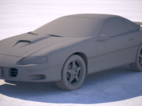 雪佛兰科迈罗 1998 3D 模型