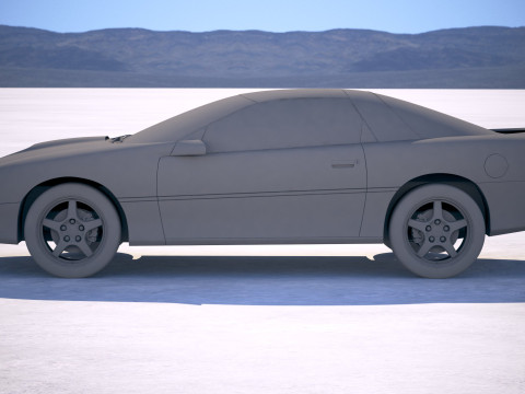 雪佛兰科迈罗 1998 3D 模型