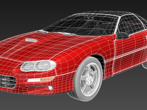 雪佛兰科迈罗 1998 3D 模型