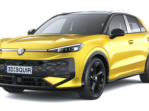 Volkswagen T-Roc R-line 2026 3D Model
