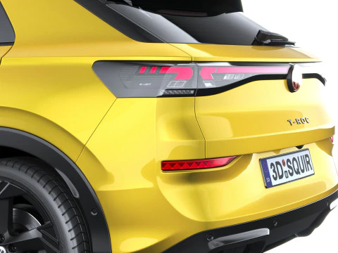 Volkswagen T-Roc R-line 2026 3D Model