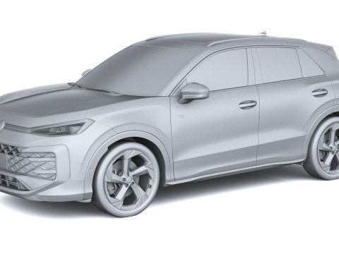 Volkswagen T-Roc R-line 2026 Model 3D